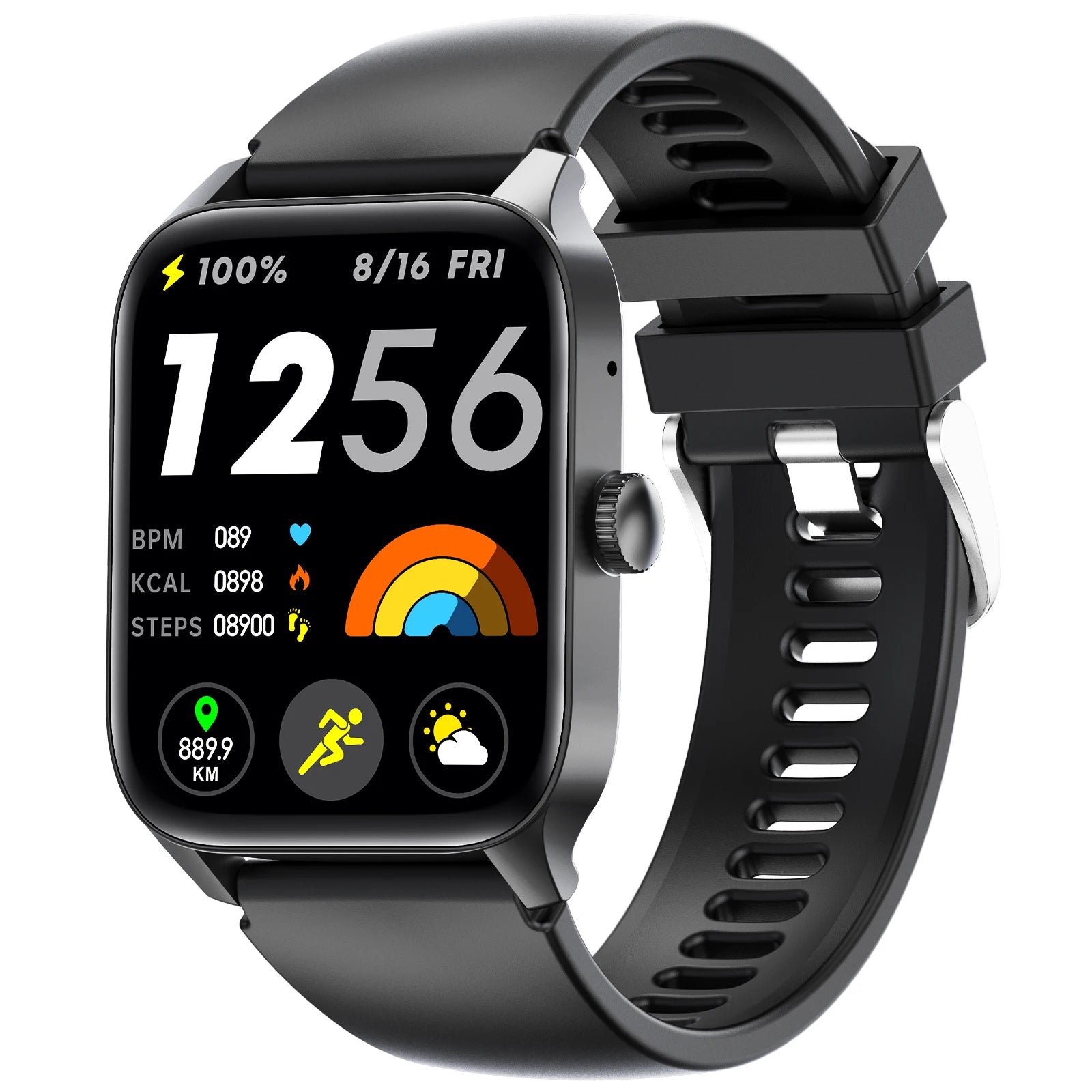 LaNikar QS56 Smartwatch – 1.83" TFT Bluetooth Call & Health Monitor