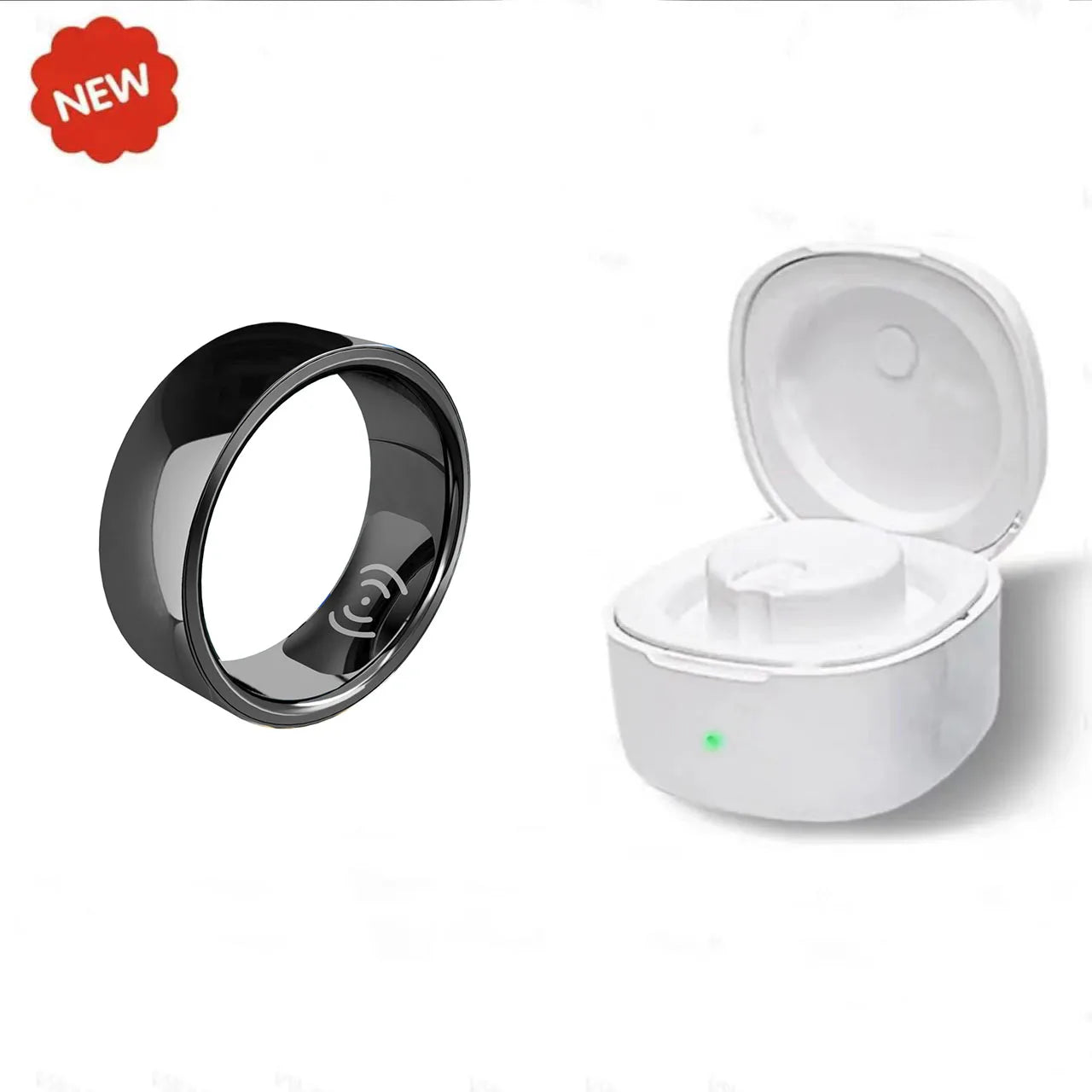SR200 Smart Ring – Health Tracker with Heart Rate & Oxygen Monitor