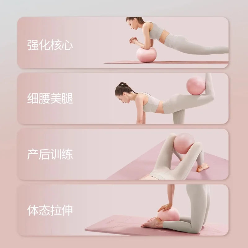 🧘‍♀️ Women’s Gym Yoga Fitness Mini Ball – 25cm Thickened Anti-Explosion Pilates Ball