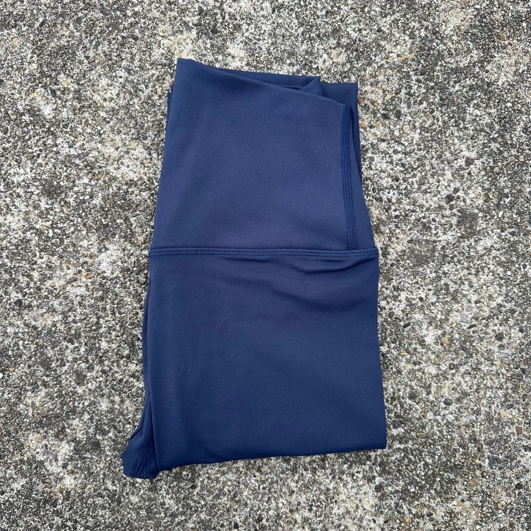 🧘 Solid Color High Waist Yoga Leggings – Soft Athletic Sport Pants
