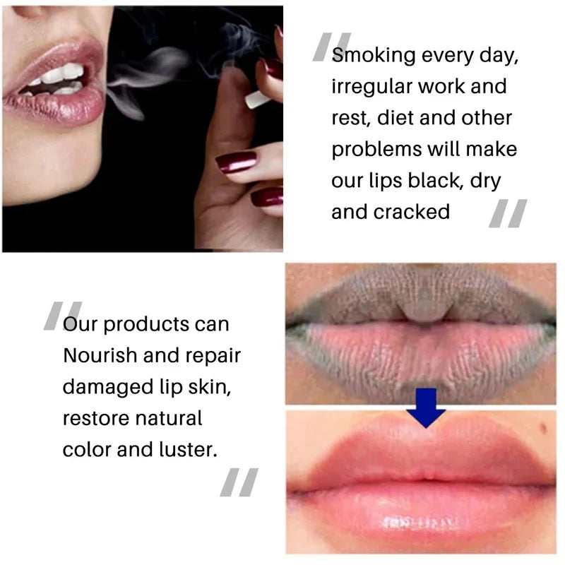 💖 Dark Lip Balm & Lightening Melanin Mask – Exfoliate, Moisturize & Brighten
