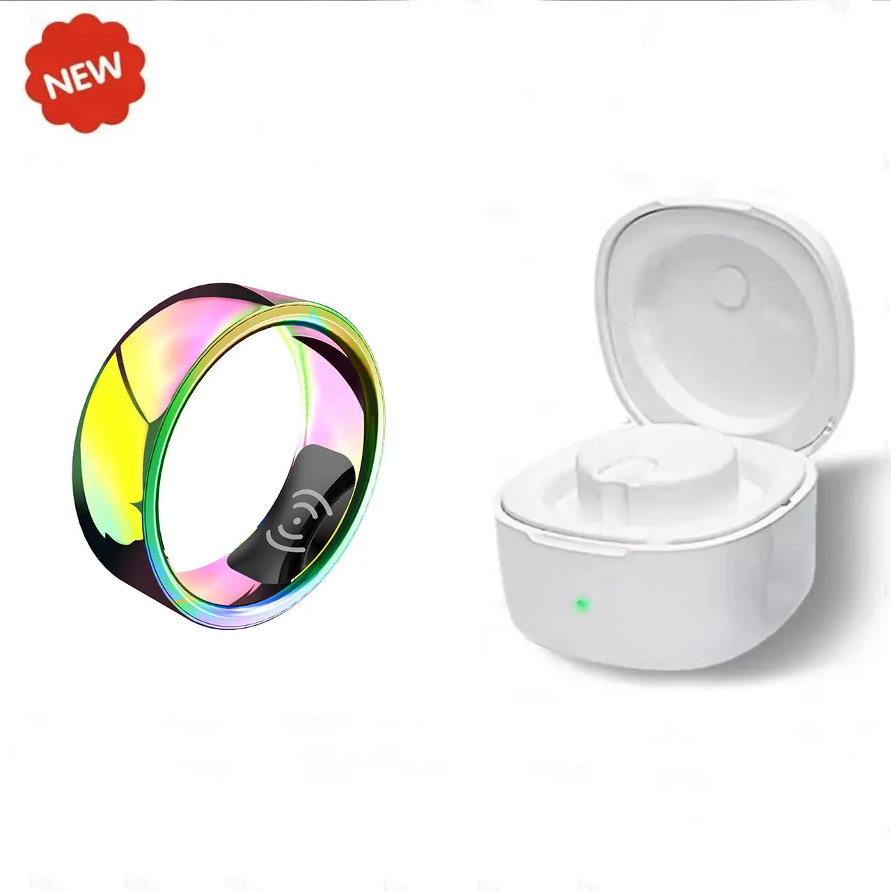 SR200 Smart Ring – Health Tracker with Heart Rate & Oxygen Monitor