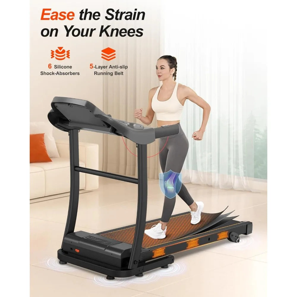 3.0HP Portable Small Treadmill with Speakers