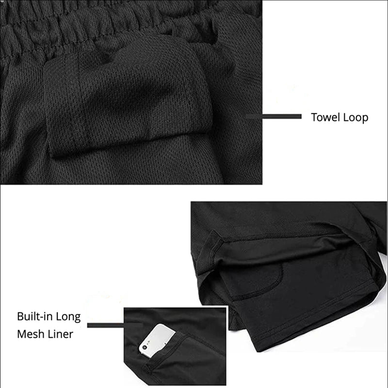 🩳 Men’s Multi-Pocket Fitness & Casual Shorts – Everyday Comfort & Performance