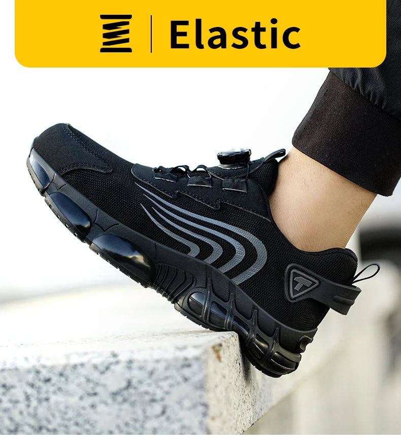 👟 Rotary Button Safety Shoes – Fashion Meets Protection