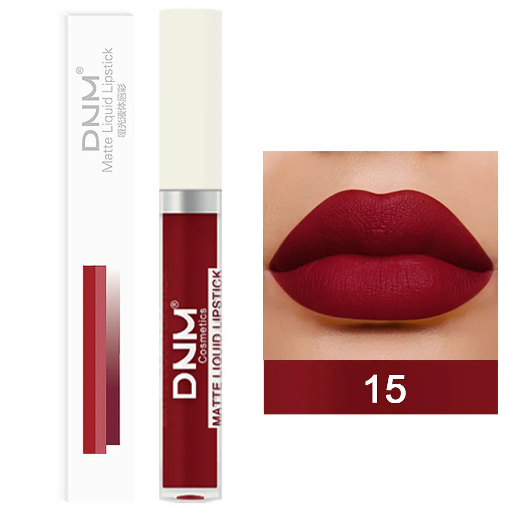 💄 18 Colors Matte Velvet Lip Glaze – Waterproof, Long-Lasting Lip Color