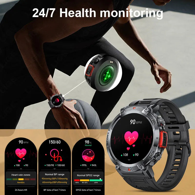 LIGE Flashlight Smartwatch