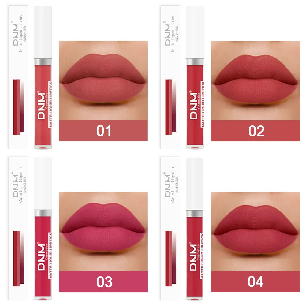 💄 18 Colors Matte Velvet Lip Glaze – Waterproof, Long-Lasting Lip Color