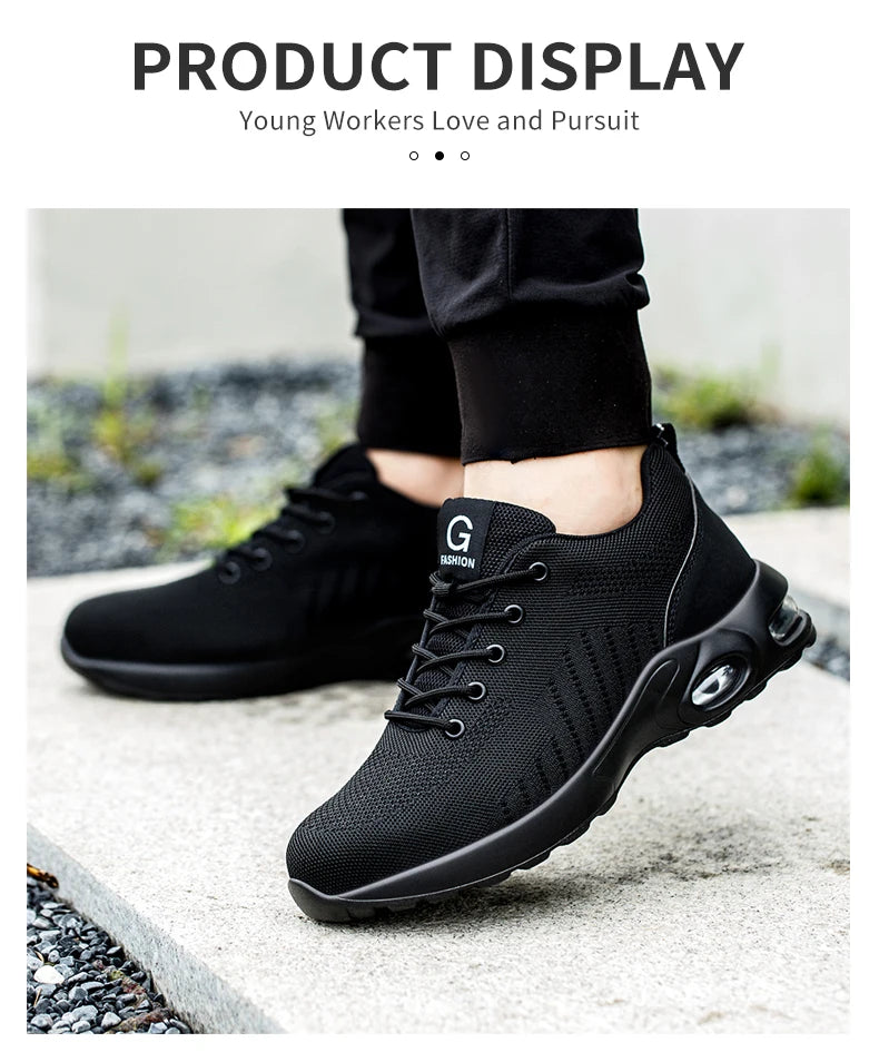 Men’s Safety Boots – Steel Toe Cap Work Sneakers