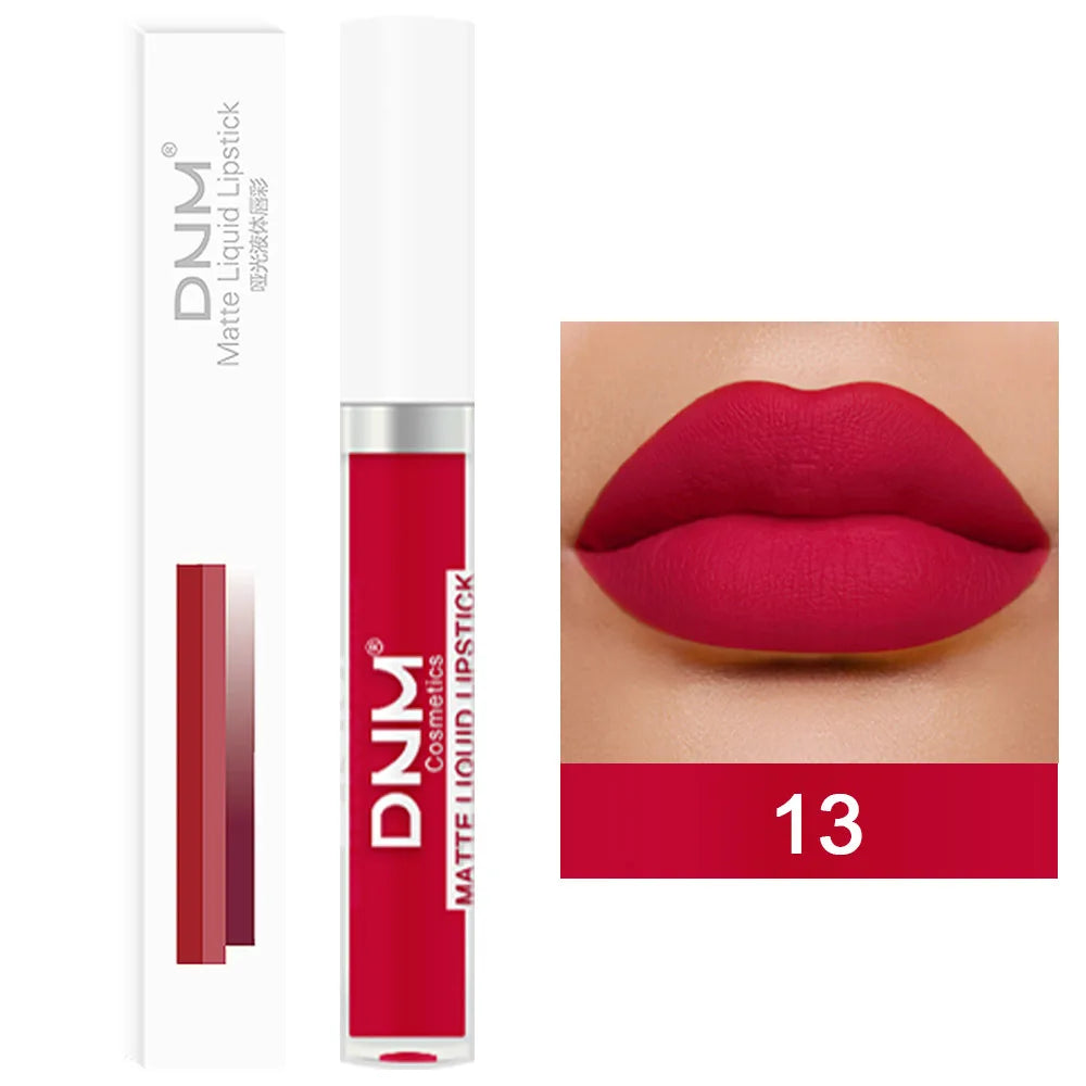 💄 18 Colors Matte Velvet Lip Glaze – Waterproof, Long-Lasting Lip Color