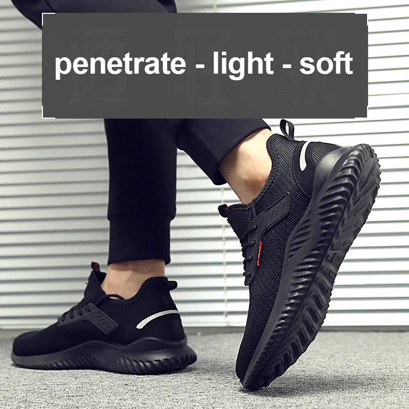 🛠️ Steel Toe Work Sneakers – Indestructible Safety & Style
