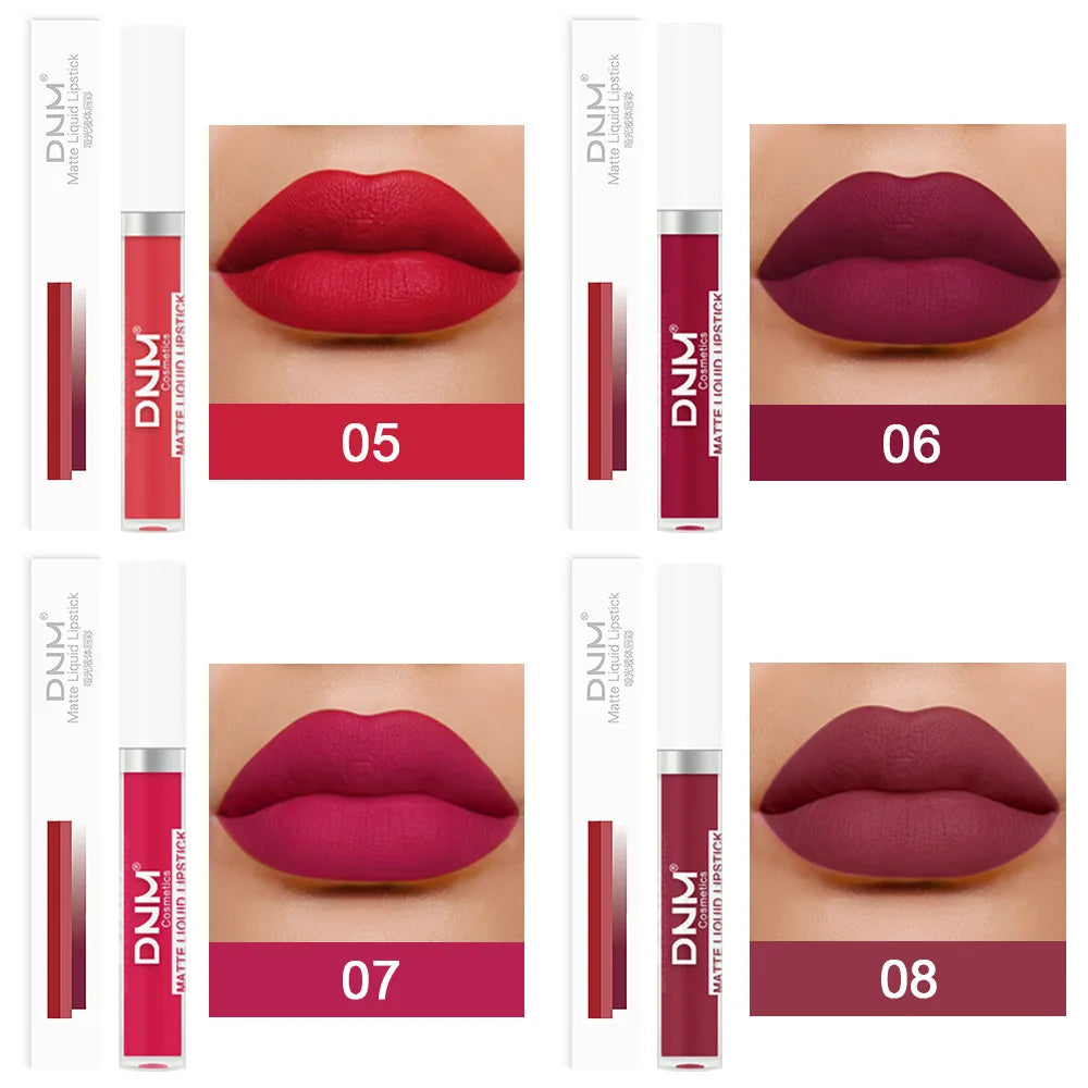 💄 18 Colors Matte Velvet Lip Glaze – Waterproof, Long-Lasting Lip Color