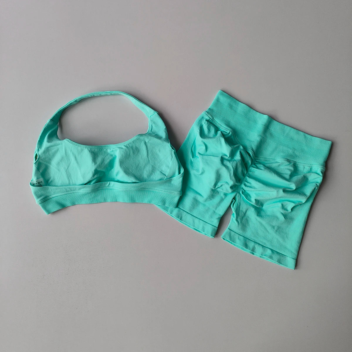 :  🧘‍♀️ 2 Pieces Seamless Yoga Set – Women’s Sports Bra & Shorts Workout Outfit