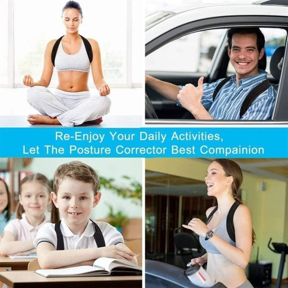 Adjustable Back Shoulder Posture Corrector Belt – Align Your Spine & Boost Confidence