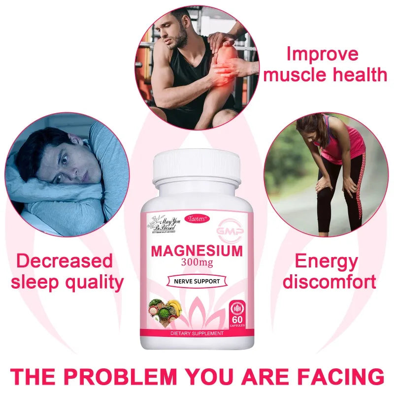 Triple Magnesium Complex 300 mg (Glycinate, Malate & Citrate)