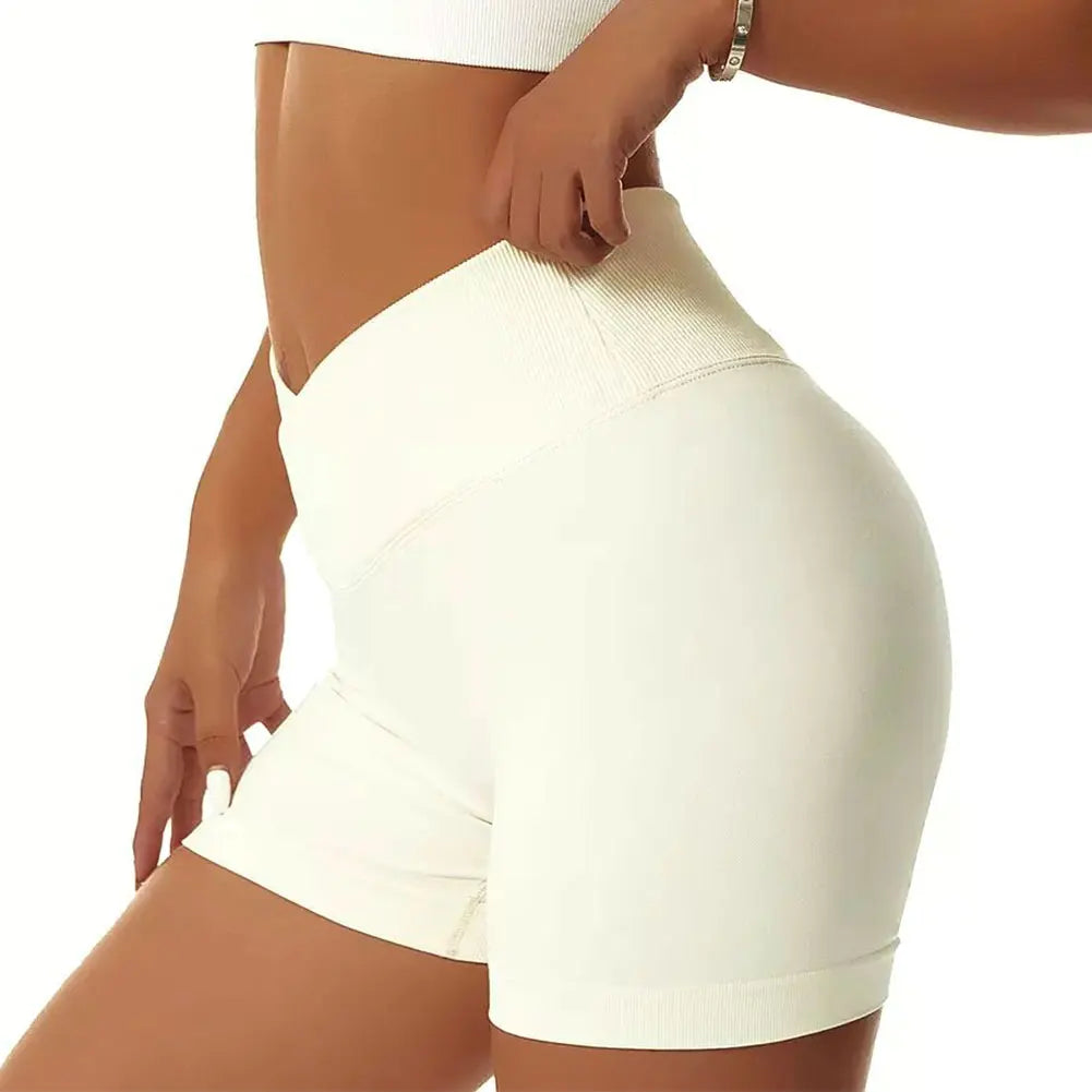 High-Waisted Workout Shorts for Women – Tummy Control