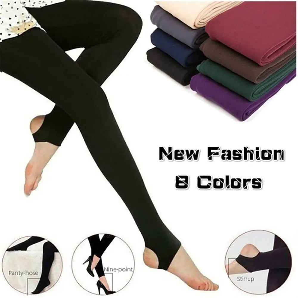 ❄️ Women’s Winter Thermal Warm Thick Pantyhose – Fluff Lined Slim Leggings