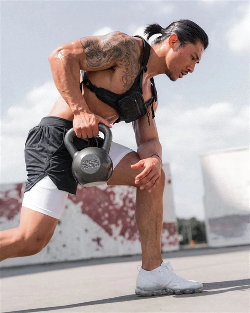 🩳 Men’s Multi-Pocket Fitness & Casual Shorts – Everyday Comfort & Performance
