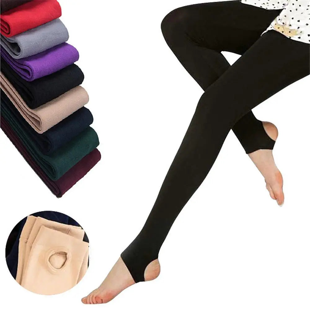 ❄️ Women’s Winter Thermal Warm Thick Pantyhose – Fluff Lined Slim Leggings