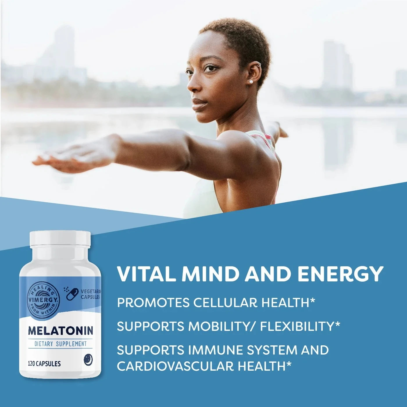 Melatonin, Natural Sleep Aid Supplement