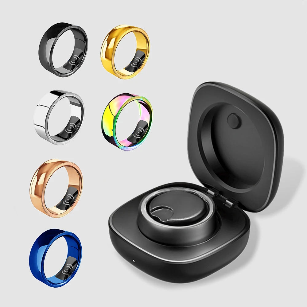 SR200 Smart Ring – Health Tracker with Heart Rate & Oxygen Monitor