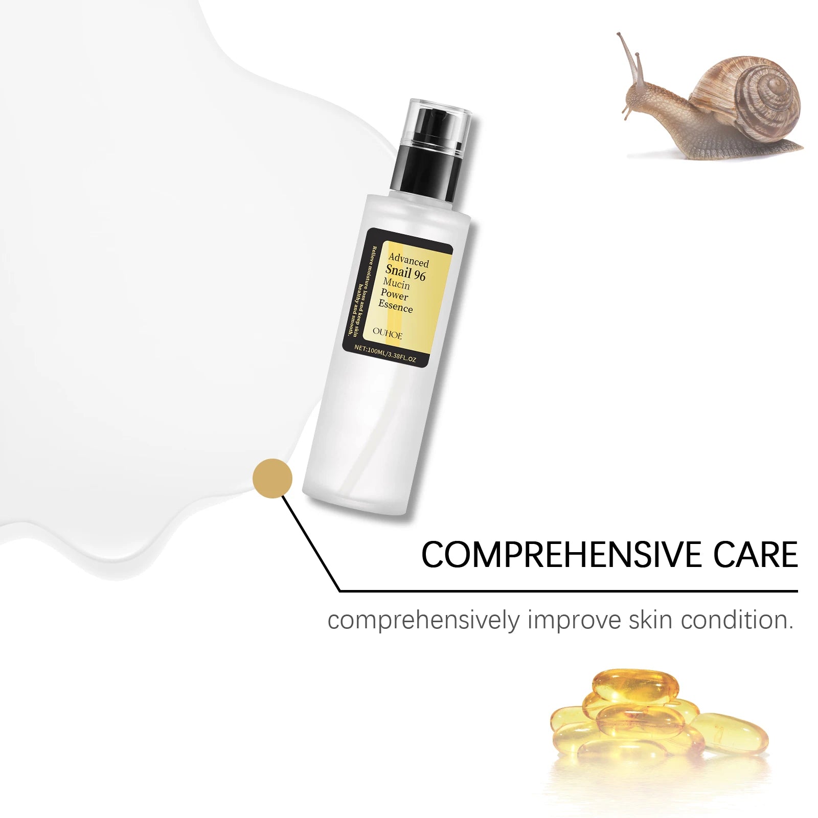:  🐌 Advanced Snail 96 Mucin Power Essence – Hydrating, Repairing & Anti-Aging