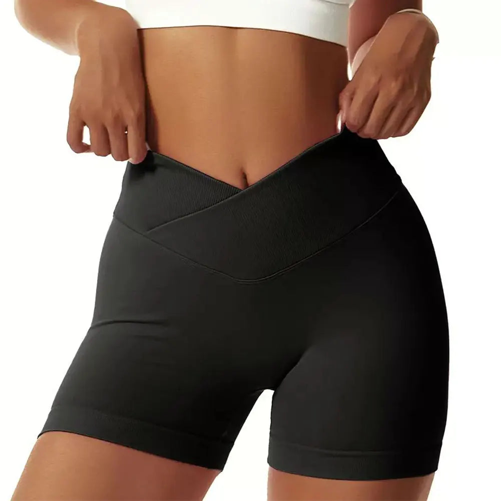 High-Waisted Workout Shorts for Women – Tummy Control
