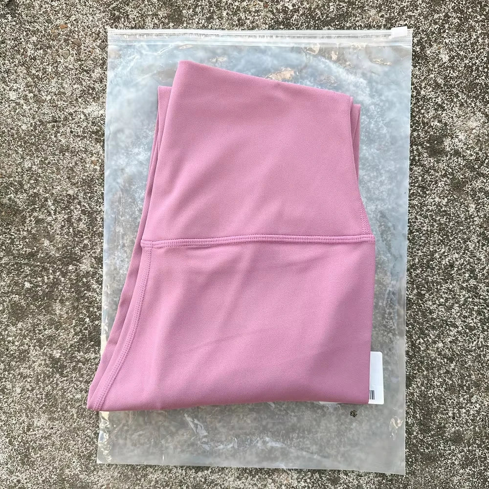 🧘 Solid Color High Waist Yoga Leggings – Buttery Soft Women’s Sport Pants