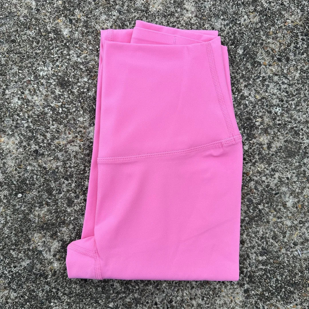🧘 Solid Color High Waist Yoga Leggings – Buttery Soft Women’s Sport Pants