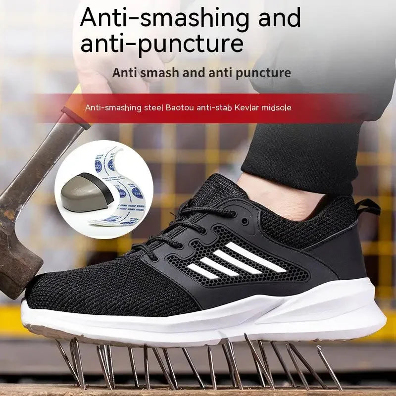 🛠️ Steel Toe Work Sneakers – Indestructible Safety & Style