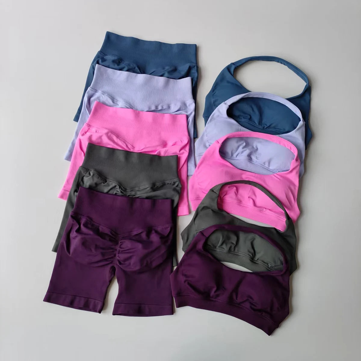 :  🧘‍♀️ 2 Pieces Seamless Yoga Set – Women’s Sports Bra & Shorts Workout Outfit
