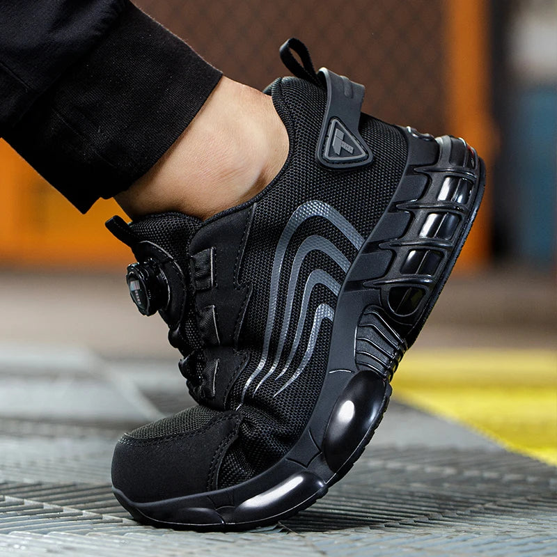👟 Rotary Button Safety Shoes – Fashion Meets Protection