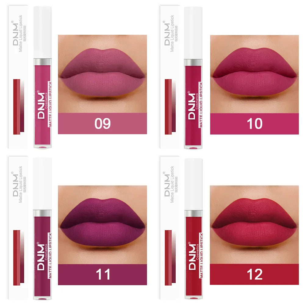 💄 18 Colors Matte Velvet Lip Glaze – Waterproof, Long-Lasting Lip Color