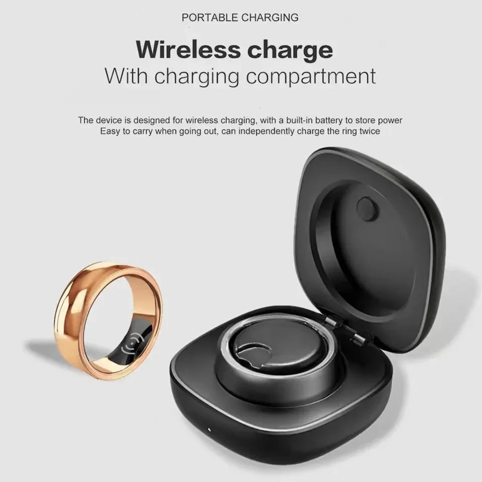 SR200 Smart Ring – Health Tracker with Heart Rate & Oxygen Monitor