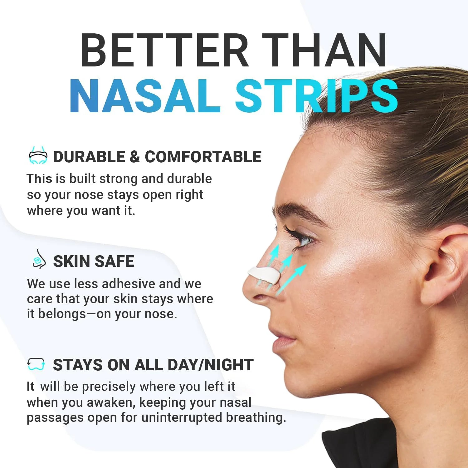 15 Pairs Magnetic Nasal Breathing Dilators – Breathe Better, Sleep Deeper, Train Harder
