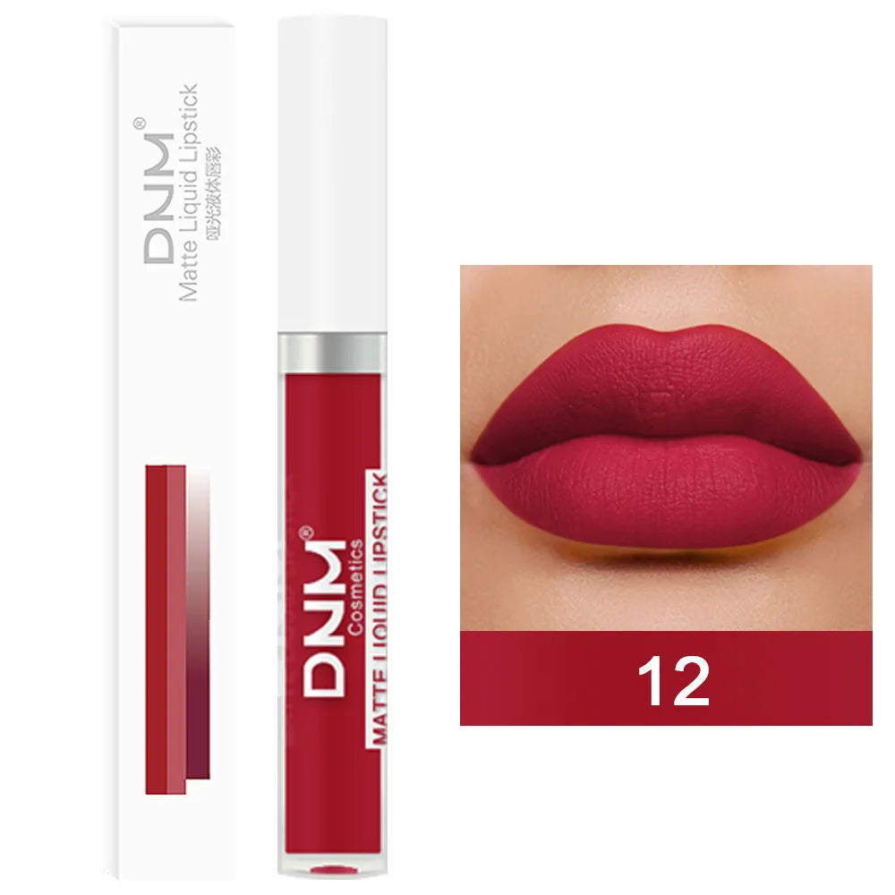 💄 18 Colors Matte Velvet Lip Glaze – Waterproof, Long-Lasting Lip Color