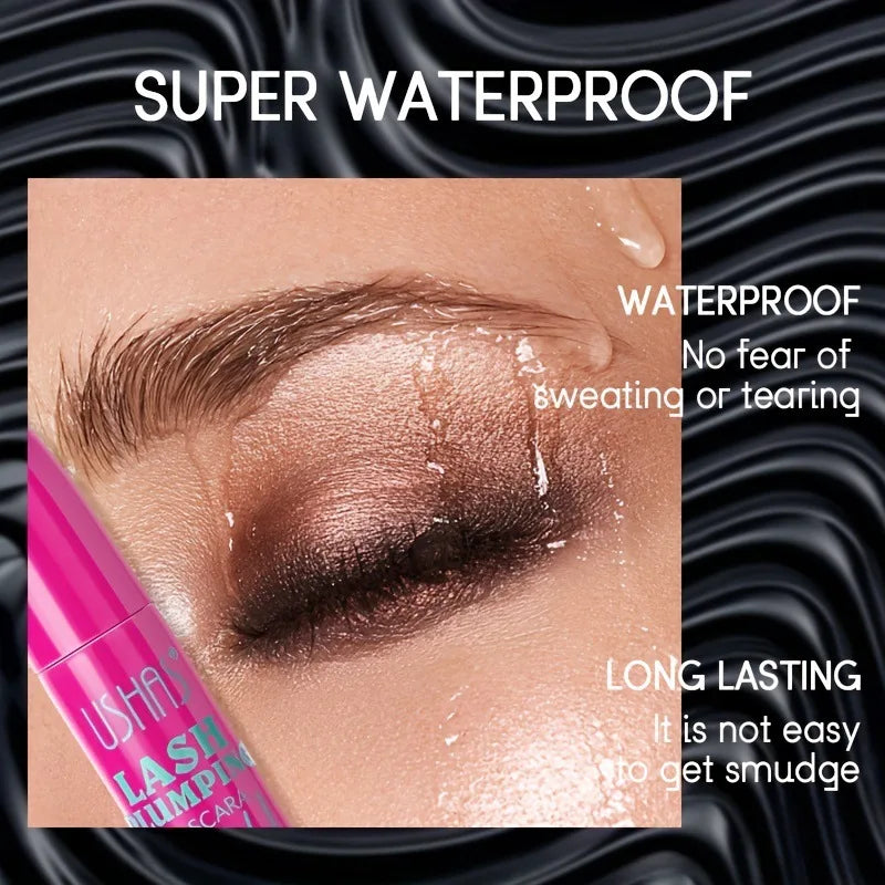 🌟 USHAS Ultra Long Lasting 4D Waterproof Mascara – Fiber Lash Extension