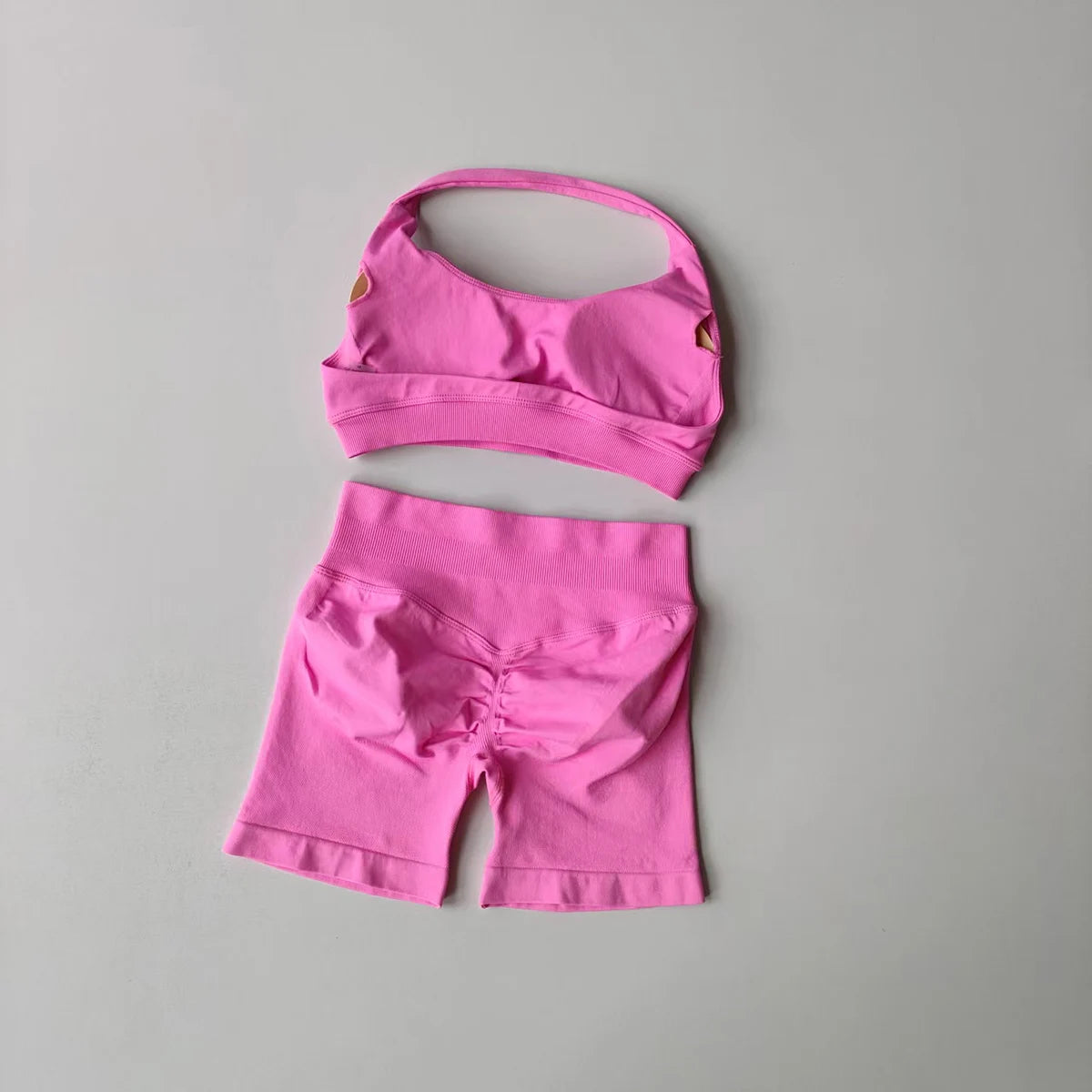 :  🧘‍♀️ 2 Pieces Seamless Yoga Set – Women’s Sports Bra & Shorts Workout Outfit