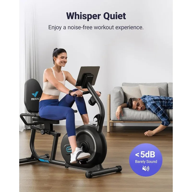 Recumbent Exercise Bike with Smart Bluetooth