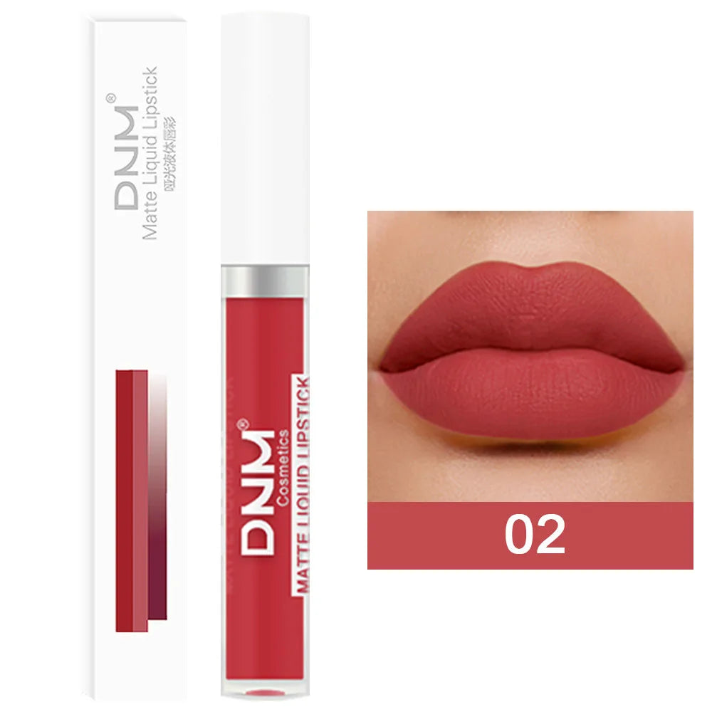 💄 18 Colors Matte Velvet Lip Glaze – Waterproof, Long-Lasting Lip Color