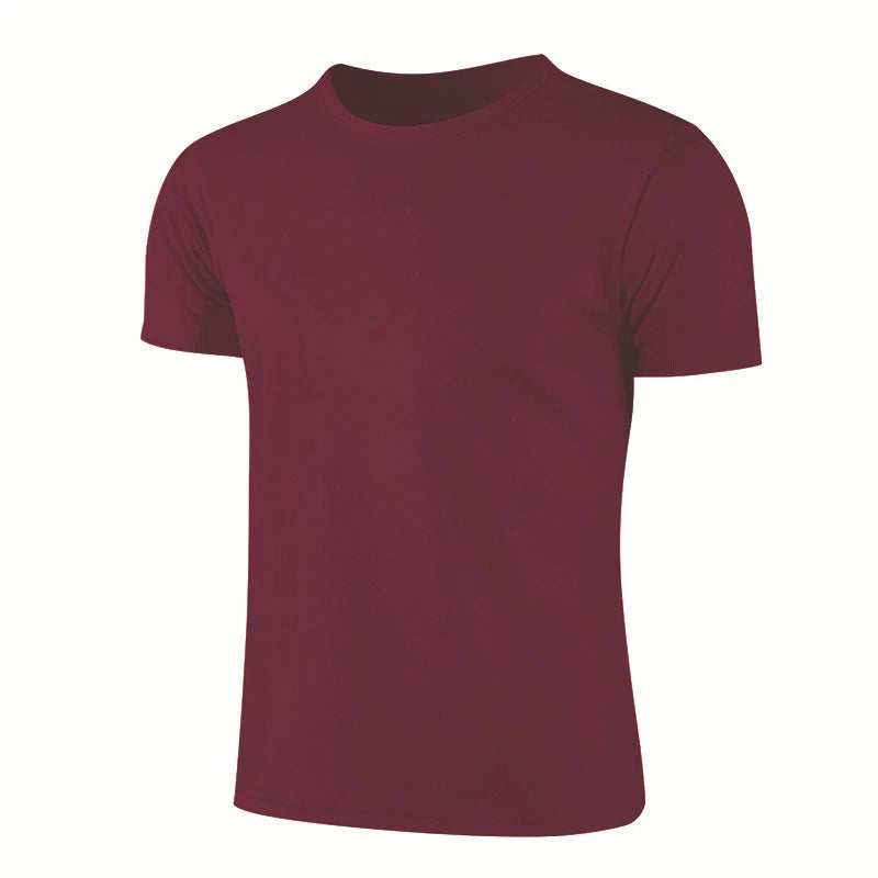 🏃‍♂️ 2025 Men’s Running & Soccer Sportswear T-Shirt – Quick Dry & Compression Fit