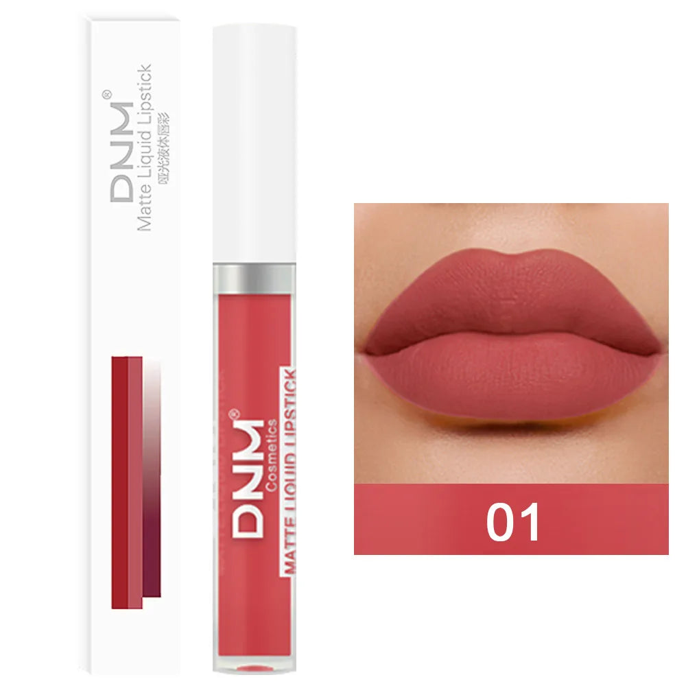 💄 18 Colors Matte Velvet Lip Glaze – Waterproof, Long-Lasting Lip Color