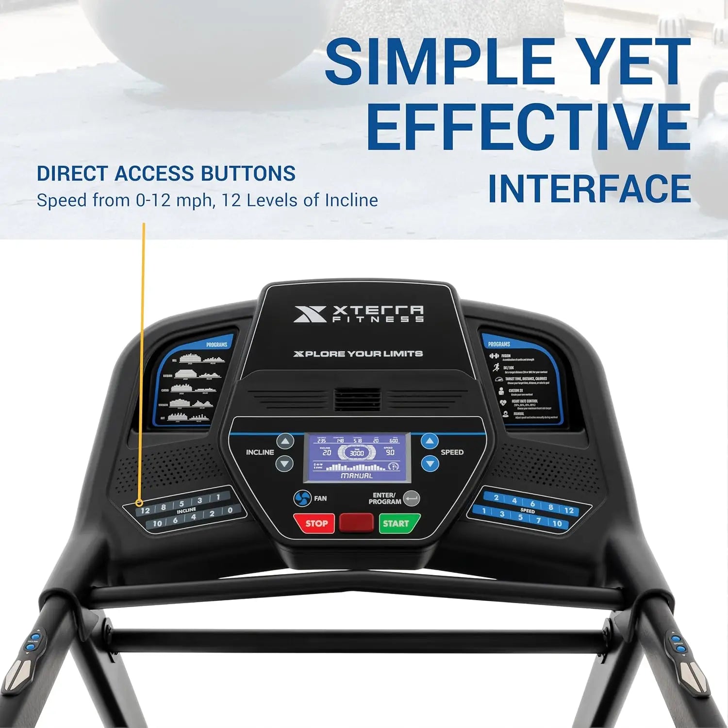 Premium Folding Smart Treadmill with Speed & Incline Controls
