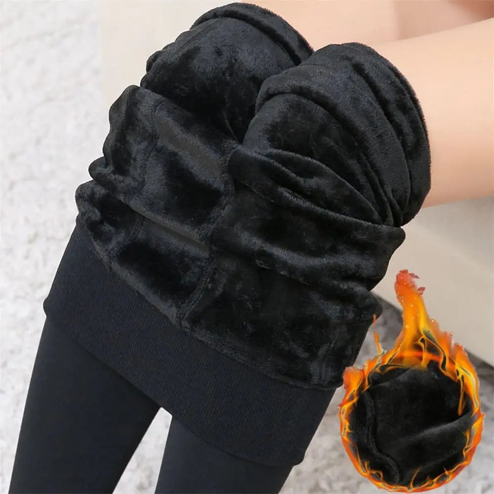 ❄️ Women’s Winter Thermal Warm Thick Pantyhose – Fluff Lined Slim Leggings