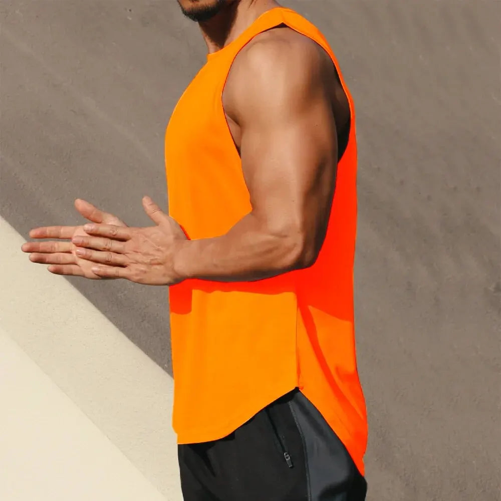 :  🏃‍♂️ Summer Marathon Quick Dry Sports Tank Top – Men’s Sleeveless Training Shirt