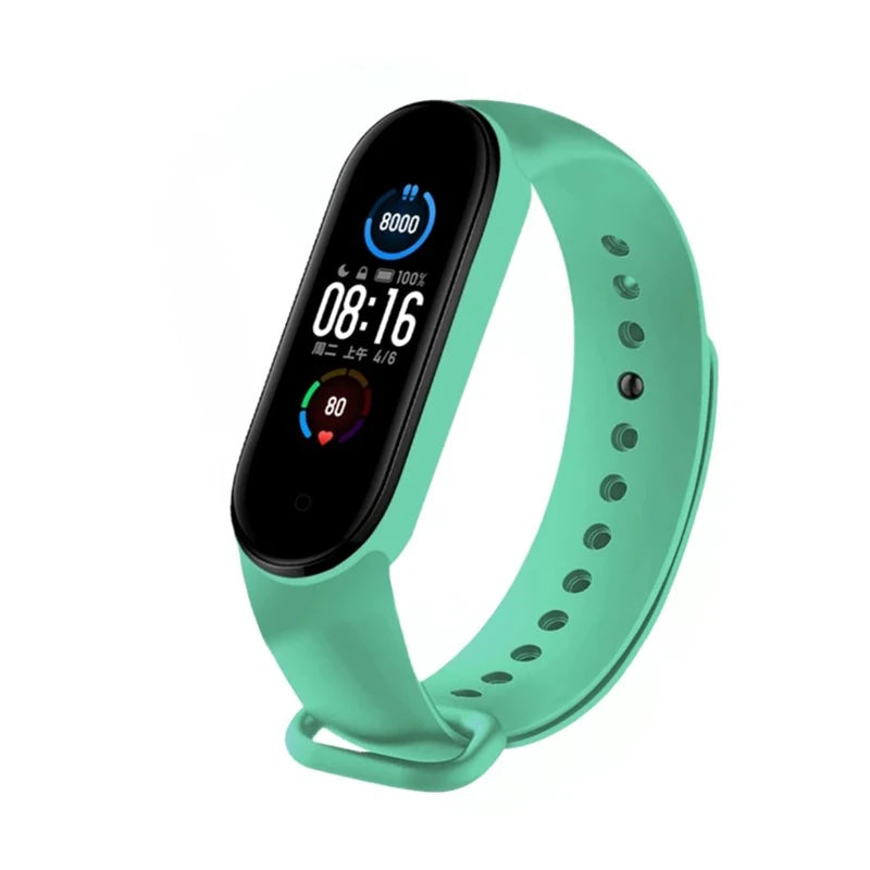 M6 Fitness Smartwatch – Heart Rate & Blood Pressure Monitor, Waterproof
