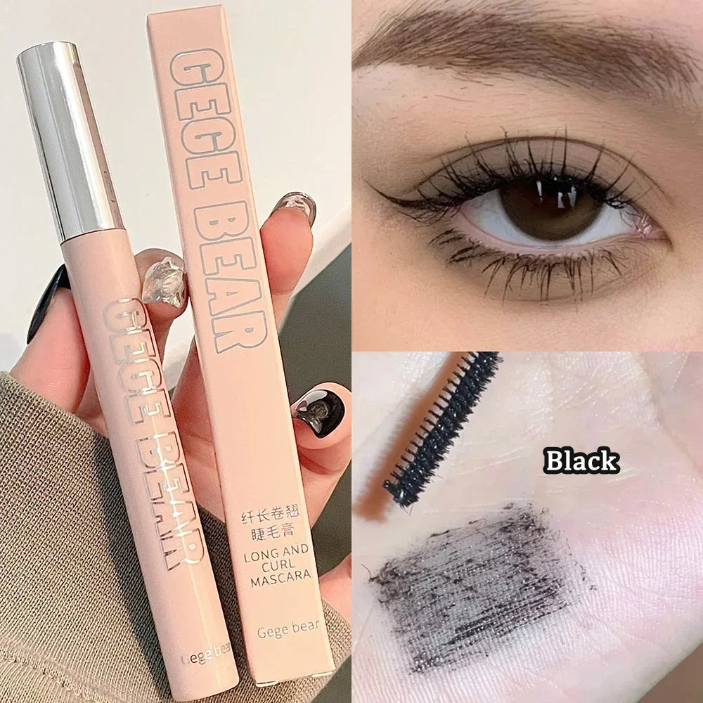 💫 Silk Fiber Matte Mascara – Ultra-Fine Brush Lengthening & Curling