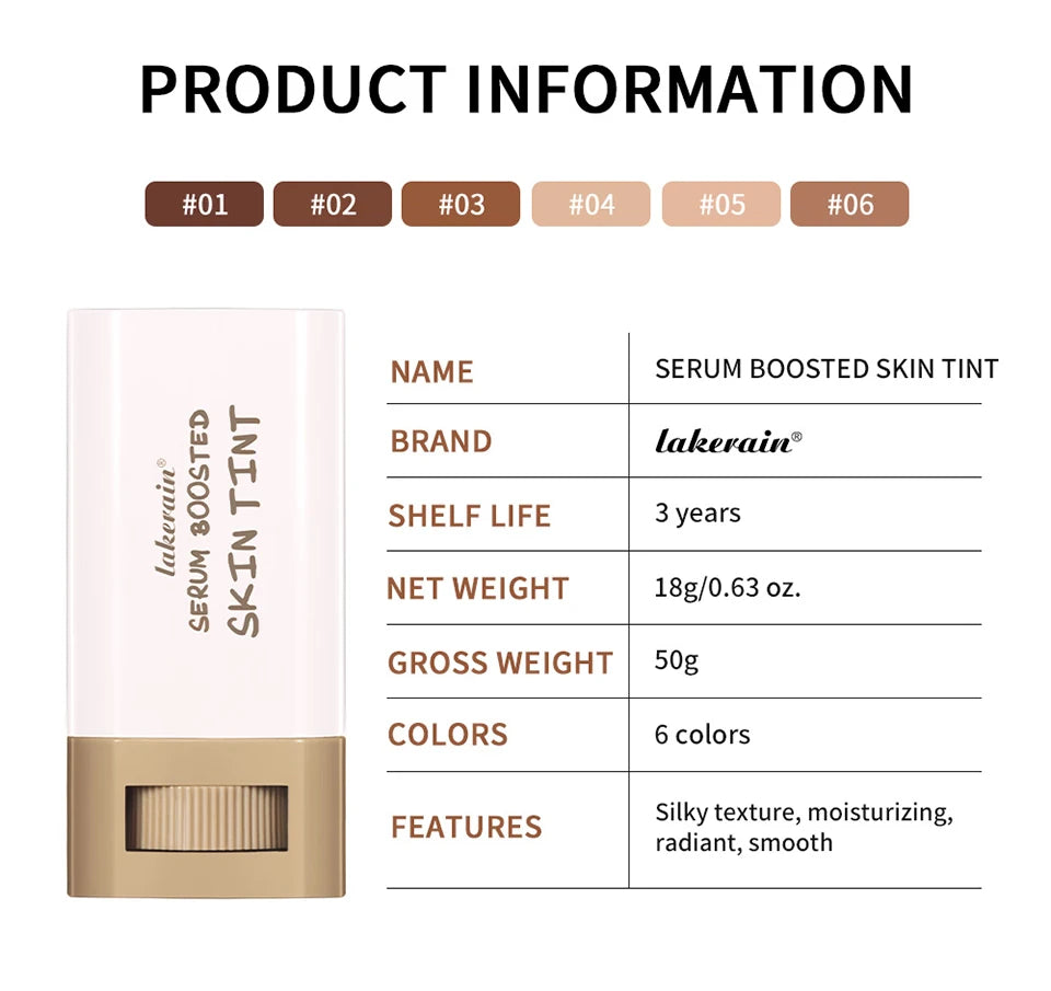 Serum-Boosted Stick Foundation – Smooth, Plump & Glow On the Go