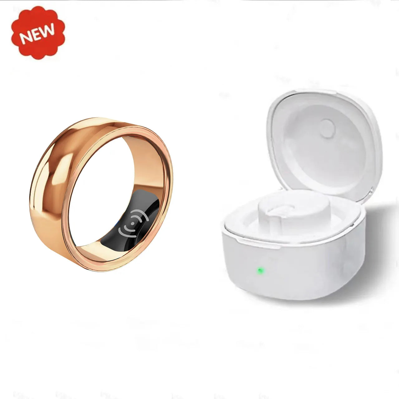 SR200 Smart Ring – Health Tracker with Heart Rate & Oxygen Monitor