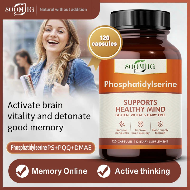 Phosphatidylserine 120 mg Brain Support Capsules